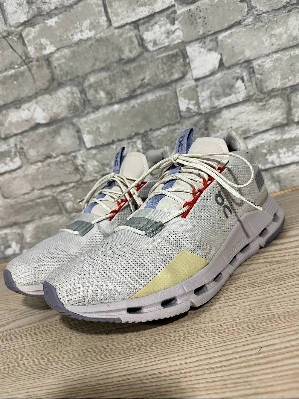 On Cloud CLOUDNOVA
White/ Glacier  Athletic Sneakers US Women’s 11